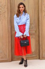JESSICA ALBA at Valentino Fashion Show at Paris Fashion Week 10/02/2016