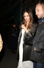 JESSICA ALBA Leaves Caviar Kaspia in Paris 10/01/2016