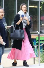 JESSICA ALBA Leaves Her Office in Los Angeles 10/12/2016