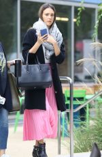JESSICA ALBA Leaves Her Office in Los Angeles 10/12/2016