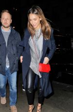 JESSICA ALBA Night Out in New York 10/21/2016