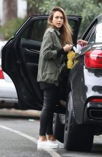 JESSICA ALBA Out and About in Beverly Hills 10/30/2016