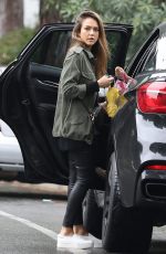 JESSICA ALBA Out and About in Beverly Hills 10/30/2016
