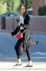 JESSICA ALBA Out and About in Los Angeles 10/20/2016