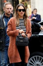 JESSICA ALBA Out and About in New York 10/01/2016