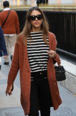 JESSICA ALBA Out and About in New York 10/01/2016