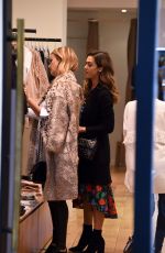 JESSICA ALBA Out for Dinner at Breizh Cafe in Paris 10/02/2016