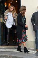JESSICA ALBA Out for Dinner at Breizh Cafe in Paris 10/02/2016