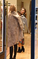JESSICA ALBA Out for Dinner at Breizh Cafe in Paris 10/02/2016