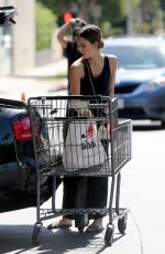 JESSICA ALBA Shopping at Bristol Farms in Beverly Hills 10/09/2016