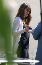 JESSICA BIEL on the Set of 