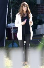 JESSICA BIEL on the Set of 