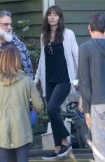 JESSICA BIEL on the Set of 