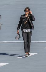 JESSICA BIEL Visits USS Yorktown in Charleston 10/23/2016