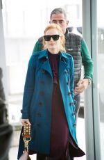 JESSICA CHASTAIN at Heathrow Airport in London 10/25/2016