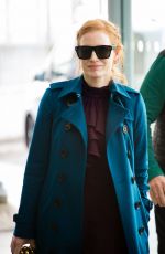 JESSICA CHASTAIN at Heathrow Airport in London 10/25/2016