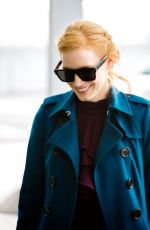 JESSICA CHASTAIN at Heathrow Airport in London 10/25/2016