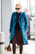 JESSICA CHASTAIN at Heathrow Airport in London 10/25/2016