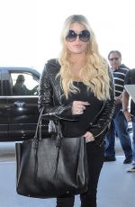 JESSICA SIMPSON at LAX Airport in Los Angeles 10/22/2016