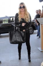 JESSICA SIMPSON at LAX Airport in Los Angeles 10/22/2016