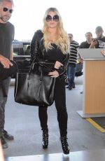 JESSICA SIMPSON at LAX Airport in Los Angeles 10/22/2016