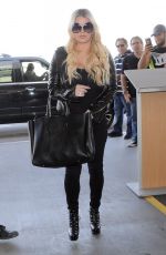 JESSICA SIMPSON at LAX Airport in Los Angeles 10/22/2016