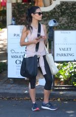 JORDANA BREWSTER in Leggings Out in Beverly Hills 10/20/2016