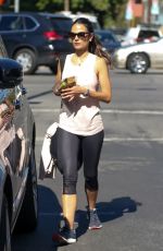 JORDANA BREWSTER in Leggings Out in Beverly Hills 10/20/2016