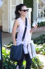 JORDANA BREWSTER in Leggings Out in Beverly Hills 10/20/2016