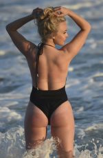 JORGIE PORTER in Swimsuit at a Beach in Malibu 10/18/2016