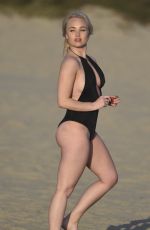 JORGIE PORTER in Swimsuit at a Beach in Malibu 10/18/2016