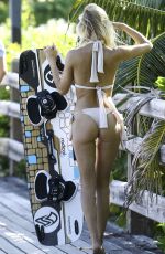 JOY CORRIGAN in Bikini on the Set of a Photoshoot in Miami 10/09/2016