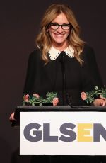 JULIA ROBERTS at glsen Respect Awards in Los Angeles 10/21/2016