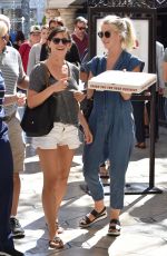 JULIANNE HOUGH Getting Pizza at The Grove in Los Angeles 10/09/2016