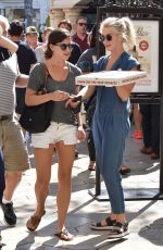 JULIANNE HOUGH Getting Pizza at The Grove in Los Angeles 10/09/2016