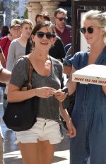 JULIANNE HOUGH Getting Pizza at The Grove in Los Angeles 10/09/2016