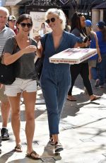 JULIANNE HOUGH Getting Pizza at The Grove in Los Angeles 10/09/2016