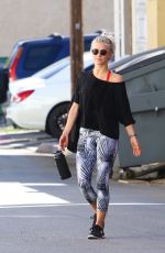 JULIANNE HOUGH Leaves a Gym in Studio City 10/04/2016