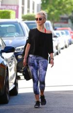JULIANNE HOUGH Leaves a Gym in Studio City 10/04/2016