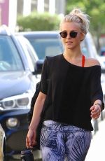 JULIANNE HOUGH Leaves a Gym in Studio City 10/04/2016