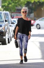 JULIANNE HOUGH Leaves a Gym in Studio City 10/04/2016