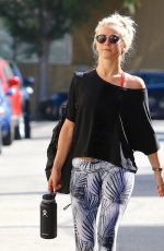 JULIANNE HOUGH Leaves a Gym in Studio City 10/04/2016