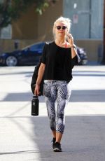JULIANNE HOUGH Leaves a Gym in Studio City 10/04/2016