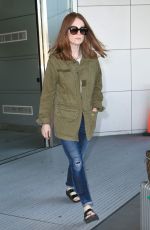 JULIANNE MOORE at JFK Airport in New York 10/06/2016