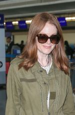 JULIANNE MOORE at JFK Airport in New York 10/06/2016