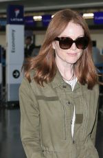 JULIANNE MOORE at JFK Airport in New York 10/06/2016