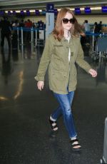 JULIANNE MOORE at JFK Airport in New York 10/06/2016