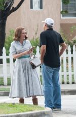 JULIANNE MOORE on the Set of 