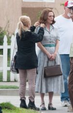 JULIANNE MOORE on the Set of 