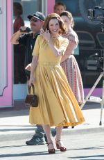 JULIANNE MOORE on the Set of 